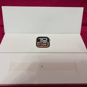 (全新香港行貨) Apple Watch Series 10 GPS 46mm 玫瑰⾦⾊