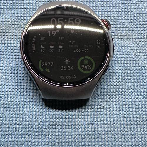 Huawei Watch 5 46mm 鈦空銀 鈦金屬錶帶