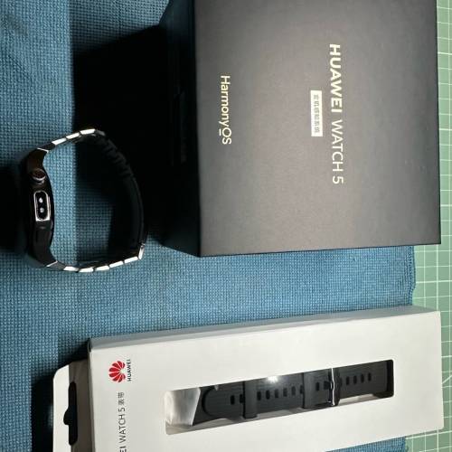 Huawei Watch 5 46mm 鈦空銀 鈦金屬錶帶