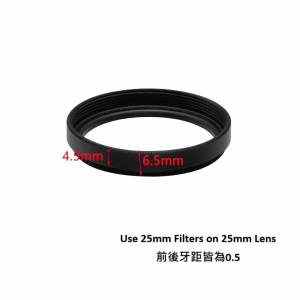 25mm (0.5) To 25mm (0.5) Step Ring 延長疊加轉接環