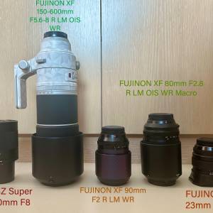 誠讓5支Fujifilm 鏡頭