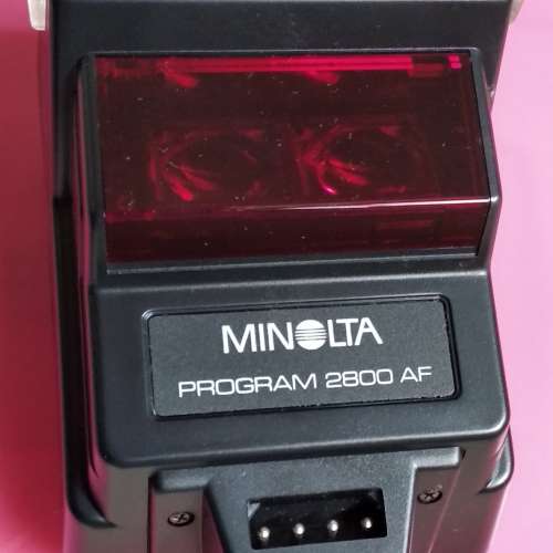 Minolta Maxxum Flash 2800AF, 第一手firsthand