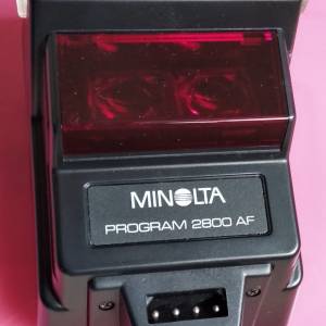 Minolta Maxxum Flash 2800AF, 第一手firsthand