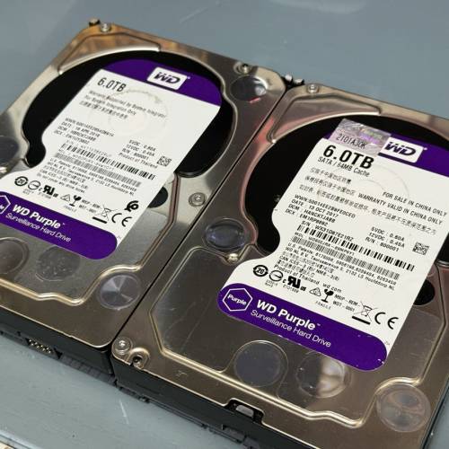 WD Purple 6TB Surveillance 硬碟HDD一隻