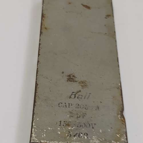 western electric 西電 油沈電容 2u 500v, 一隻