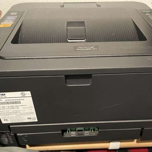 brother 黑色鐳射打印機， 全正常，有粉