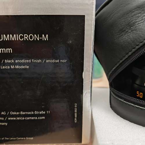 Leica Summicron 50mm F2 5th generation