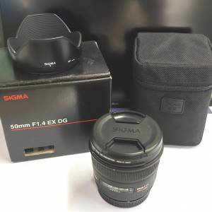 SIGMA 50MM F1. 4 EX DG (Canon EF)