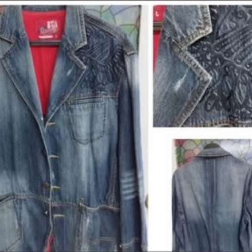 全新meoshe 牛仔褸古著外套New vintage male denim Jacket (中碼）