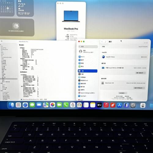 MacBook Pro 16英吋 M1pro 32G RAM 1TB SSD 2021 10+16核晶片 手提電腦apple二手筆...