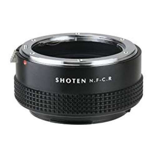 SHOTEN Nikon Nikkor F Mount D/SLR Lens To Canon EOS R Mount Adaptor (金屬接環)