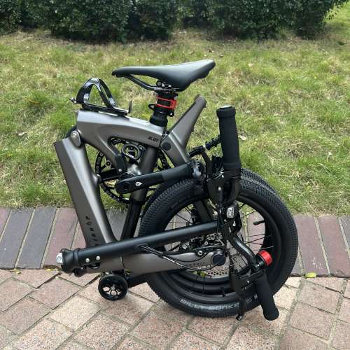 (靚價請PM) 2025 Lidrop 一叮點 pro版 5速16吋碟剎碳纖維折叠車 送水架前後蛙燈叮叮