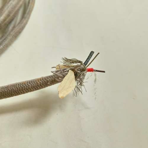 西電漆皮單支二芯一網XLR 信號線1.5m