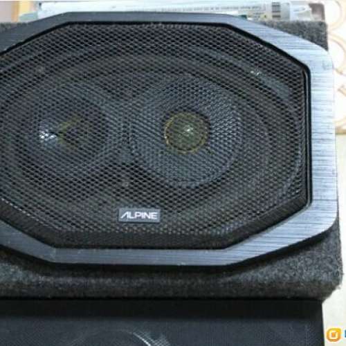 Alpine 6399  6x9 三路分音JDM  1988年汽車喇叭王 以裝音箱 靚仔正常 屯門自取