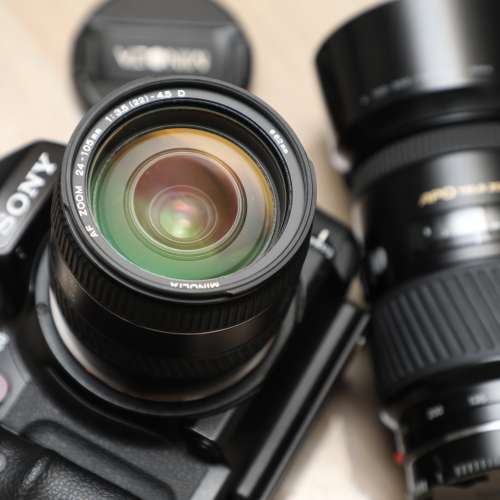 Minolta AF 24-105mm + 100-300mm APO for Sony A900 A99 A7 A9