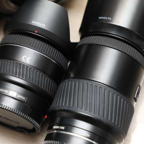 Minolta AF 24-105mm + 100-300mm APO for Sony A900 A99 A7 A9