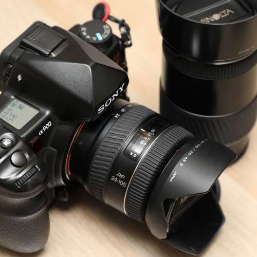 Minolta AF 24-105mm + 100-300mm APO for Sony A900 A99 A7 A9