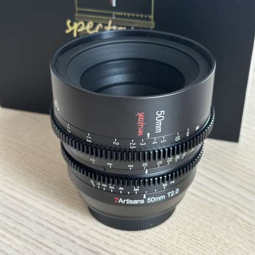 7Artisans 七工匠 spectrum 50mm T2 L Mount 99% new | Leica Lumix 適用