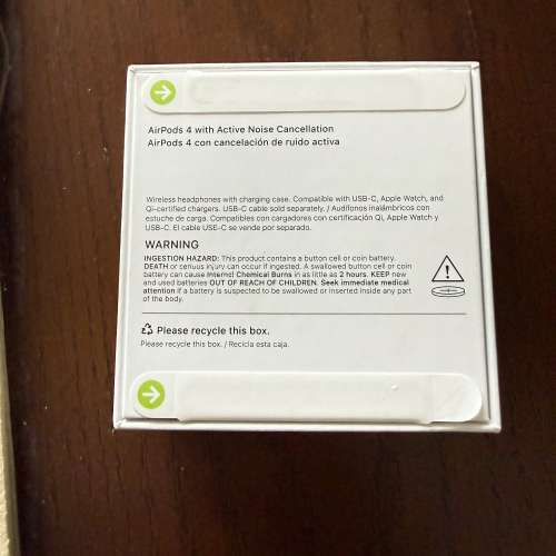 全新Airpods 4 ANC 有Applecare