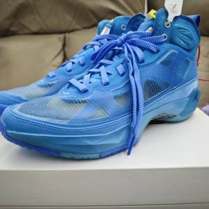 Air Jordan XXXVII ZION 藍色版 全新