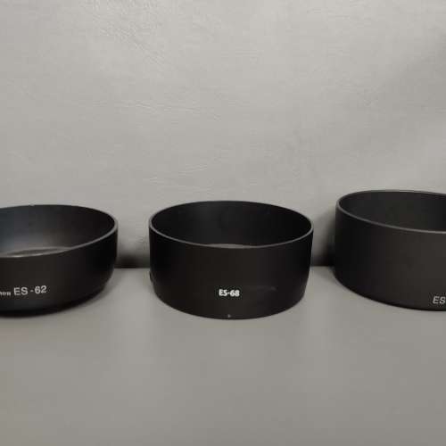 二手副廠Canon鏡頭遮光罩 ES-62、ES-68、ES-71II共兩款