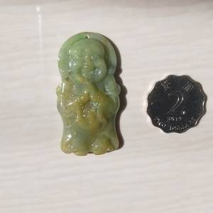 正品A货翡翠站佛 佛公