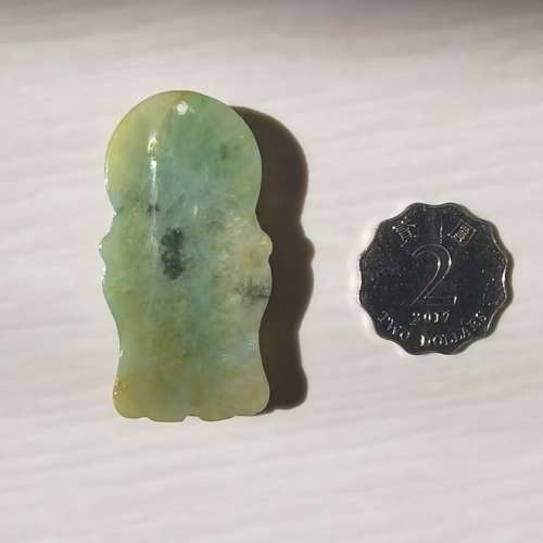 正品A货翡翠站佛 佛公