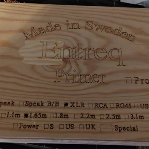Entreq Primer 1.65m XLR Cable