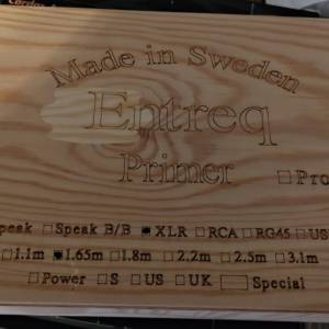 Entreq Primer 1.65m XLR Cable