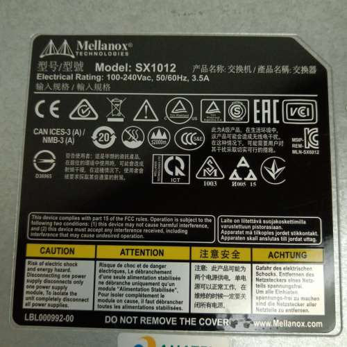 Mellanox SX1012 MSX1012X-2BFS Switch