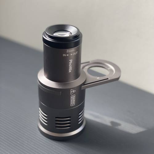 phottix q100c light 攝影燈 + pop mini snoot optical condenser m