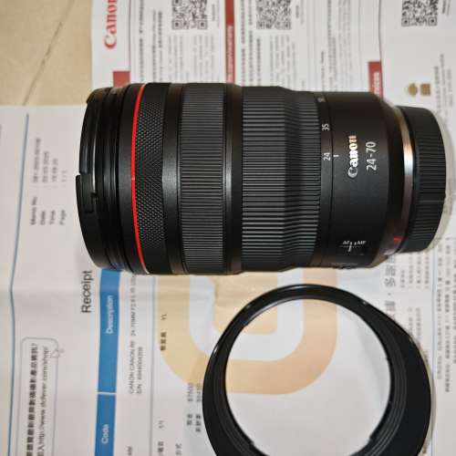 Canon RF 24-70mm F2.8L IS USM 5級 IS光學防震, 行貨日本製 02-03-2025購入, 0首 9...