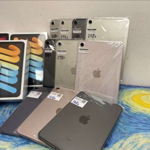 ✨最後一代實體插卡版Apple iPad mini 6✨64,256GB🔥/高質超靚迷你機🔥/WIFI版/插...