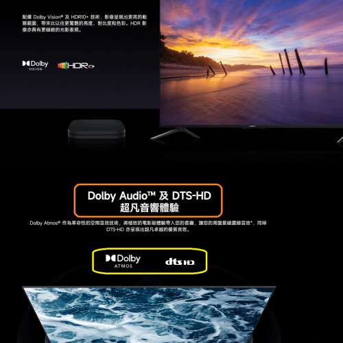 睇片煲戲, 市面最強 電視盒子, 已加裝 Apps, 4K Android TV Box 機頂盒