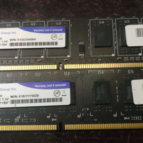 Team Desktop Ram DDR3 1600 16GB Kit (2x8GB)