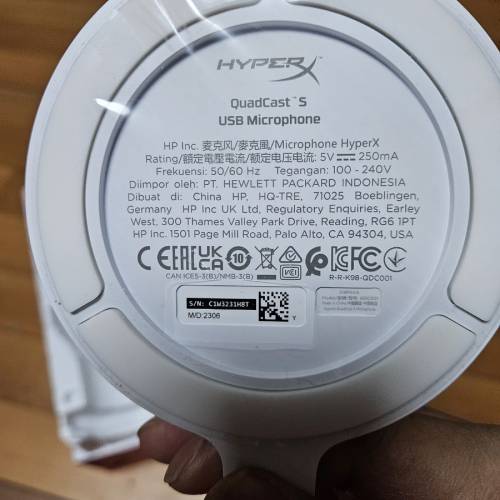 HyperX Quadcast聲浪S RGB麥克風