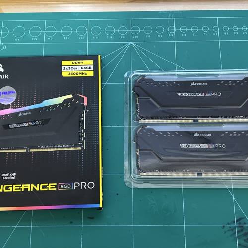 Corsair Vengeance RGB PRO DDR4 3600 64GB Kit (2x32GB) (CMW64GX4M2D3600C18)