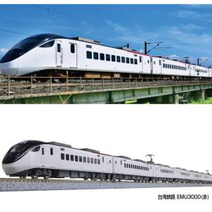 KATO 10-1790,10-1791 台灣鉄路 EMU3000(赤) 6両基本,6両増結セット
