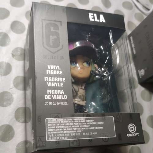 彩虹六號系列 3：Q版 10公分4吋手辦 - ELA 全新未拆封