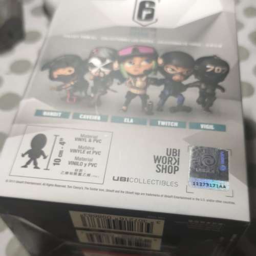 彩虹六號系列 3：Q版 10公分4吋手辦 - ELA 全新未拆封