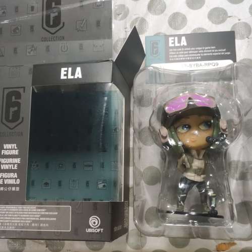 彩虹六號系列 3：Q版 10公分4吋手辦 - ELA 全新未拆封