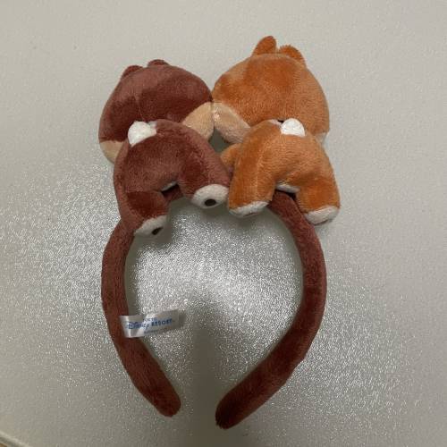 chip and dale 迪士尼 disney 大鼻鋼牙 奇奇蒂蒂 頭箍 髮箍 hairband headband