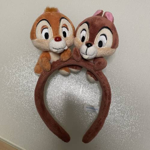 chip and dale 迪士尼 disney 大鼻鋼牙 奇奇蒂蒂 頭箍 髮箍 hairband headband