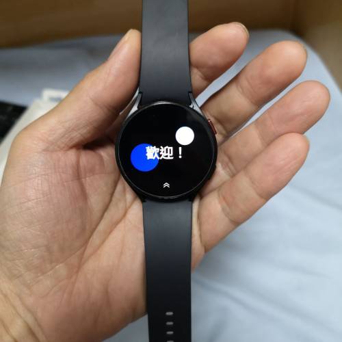 99%新 原裝Samsung watch 5黑色錶帶