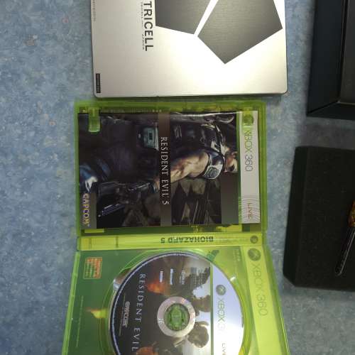 Resident Evil 5 Xbox 360 限量版 電鋸USB 2G Bio hazard biohazard 中文版