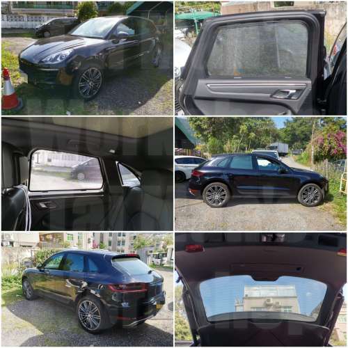 PORSCHE MACAN 全車防曬磁石窗網