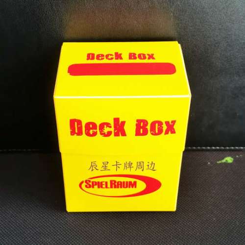 卡盒  桌遊　卡盒　黃色　全新