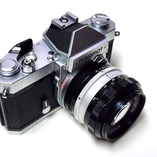 Nikon Nikomat FT2 銀色機身 + Nikon Nikkor-S.C Auto 50mm f1.4 Lens