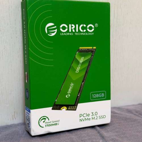 ORICO D10 128GB PCIe 3.0 NVMe M.2 SSD