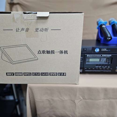 EV 卡拉ok擴音器 一套